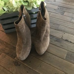 BCBG Suede Booties. Size 7